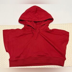 Cropped Short Sleeve Hoodie